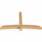 Ekena Millwork Bellingham Timber Gable Bracket, Western Red Cedar, 84"W x 49"H x 5 1/2"D x 5 1/2"F, 14/12 Pitch GBW084X49X0606BEL00SWR - alternate 4